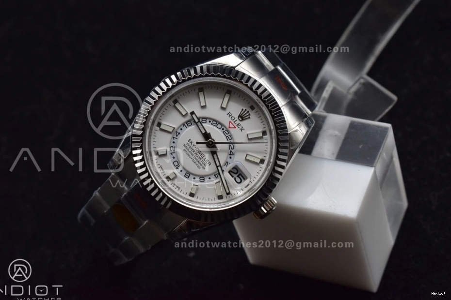 Edition White Dial on SS Noob Stylish A23J Bracelet Best Skydweller Oyster SS 1114 0806